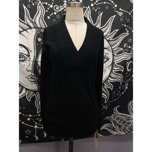 NWT Oshlen Women's Long Sleeve Pullover V Neck Sweater Soft Cashmere Wool Medium